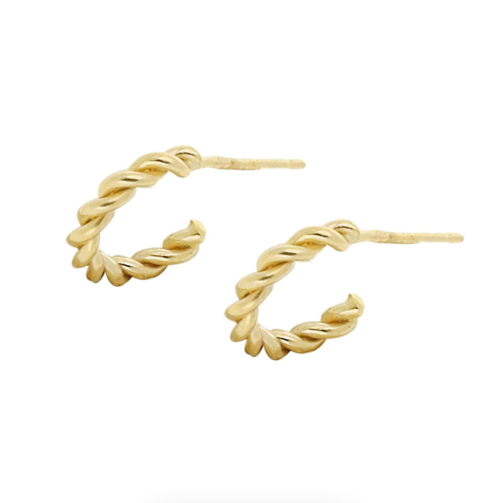 Twist Hoop Earrings