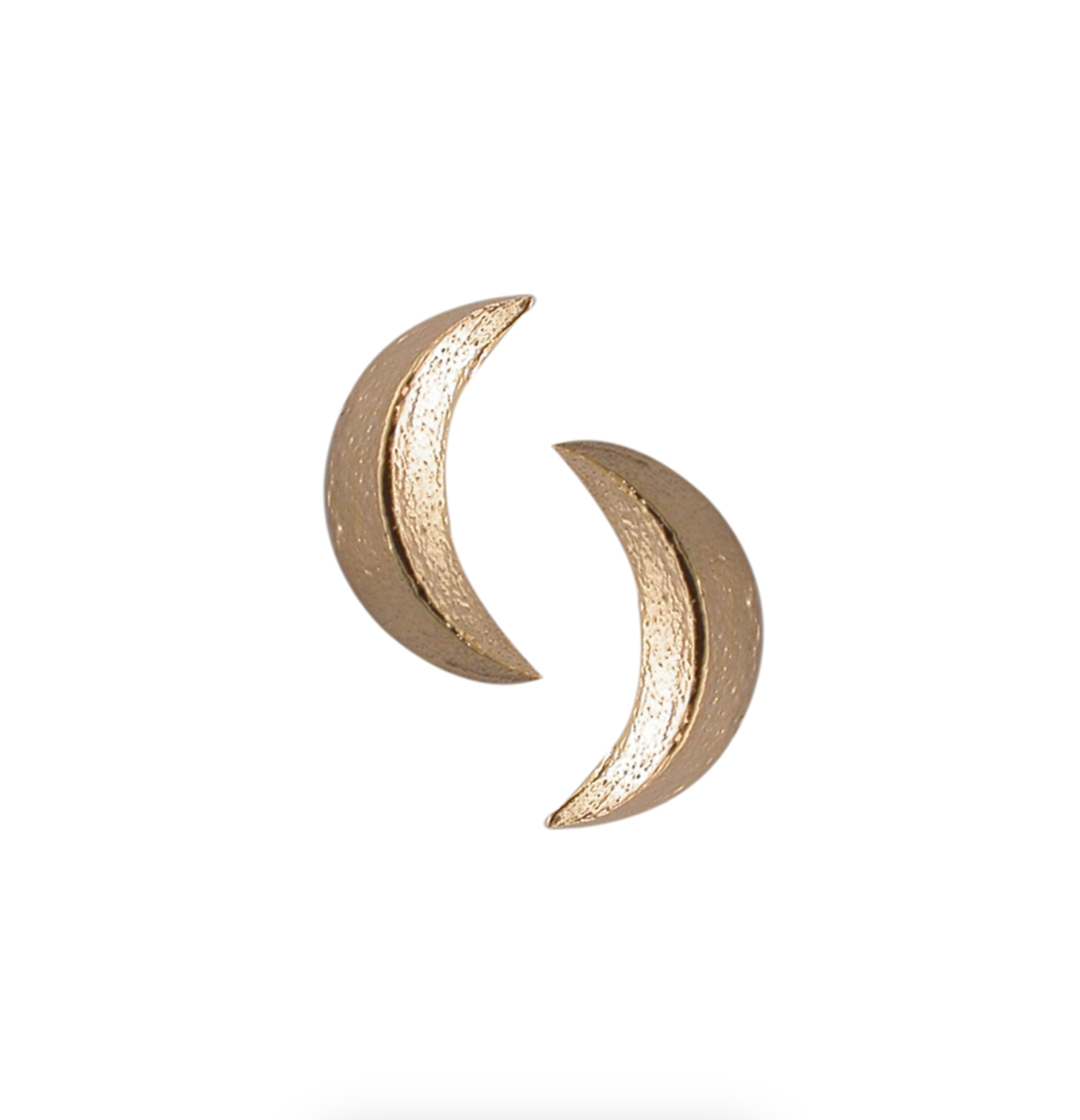 Classic Starry Night 3D Moon Stud Earrings